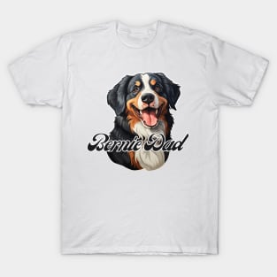 Bernese Mountain Dog Dad T-Shirt - Dog Lover Gift, Pet Parent Appare T-Shirt